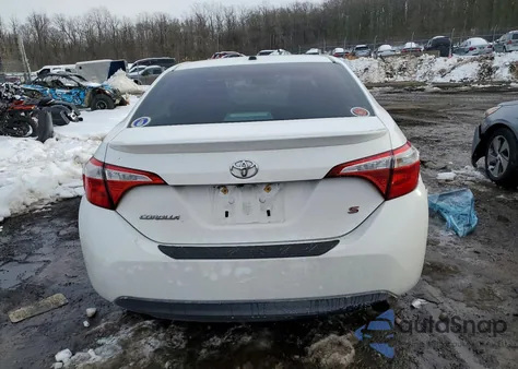2015 Toyota Corolla L z USA, uszkodzony, nr VIN 2T1BURHE8FC448969